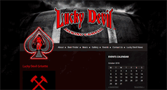 Desktop Screenshot of luckydevilbrewery.com